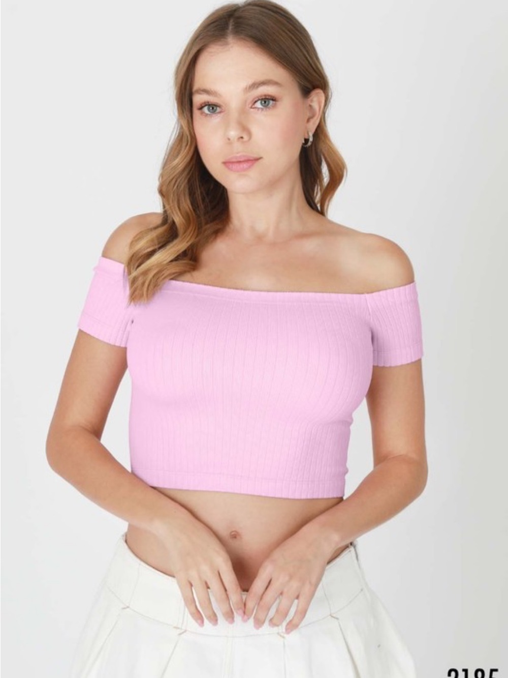 🆕🤍PINK PEONEY OFF THE SHOULDER TOP